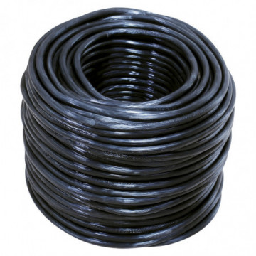 Heavy duty electrical cable Cal. 2 x 10 100mt black and white
