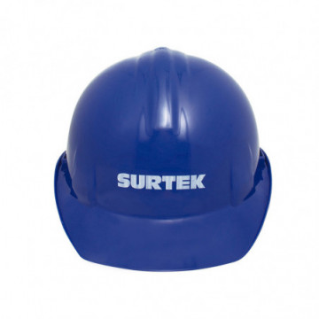 Safety helmet with blue interval adjustment