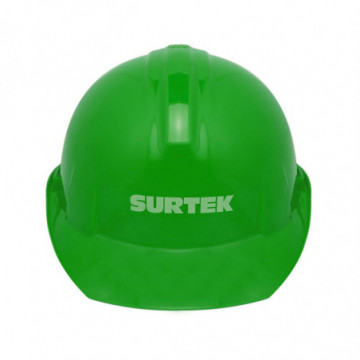 Safety helmet with green interval adjustment