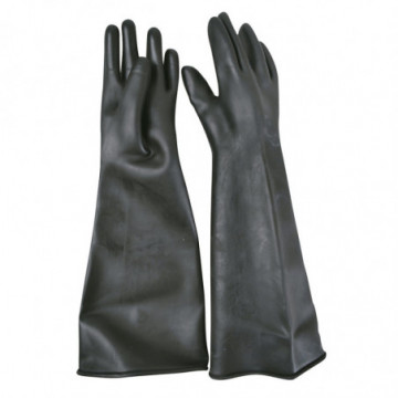 Medium size industrial use latex gloves