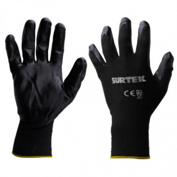Plus Size Nitrile Coated Nylon Gloves