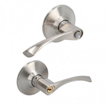 Satin nickel chamber curved...
