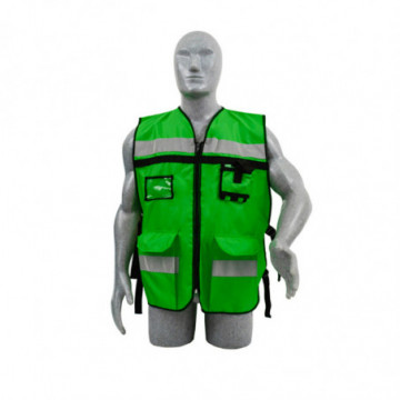 Green supervisor safety vest