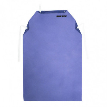 Blue dielectric PVC apron