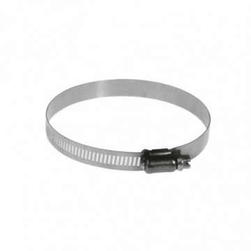 5-1/8" to 6" stainless steel worm clamp