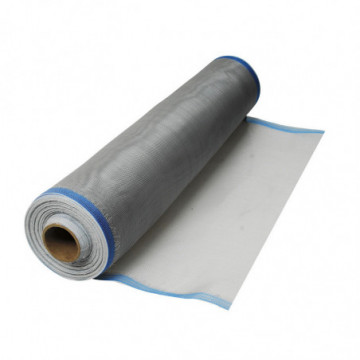 Gray plastic mosquito net cloth 1.50 x 30m in coil
