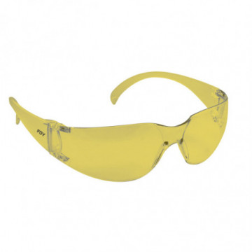 Amber Industrial Safety Glasses