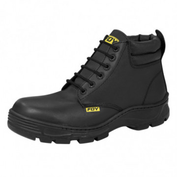 Safety boots with enamelled steel cap 22