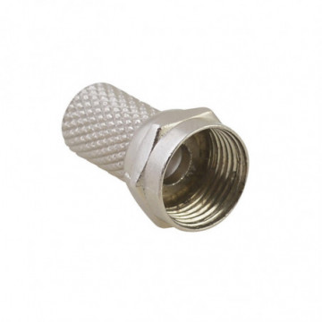 F-type threaded connector for RG59 coaxial cable