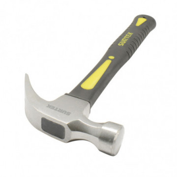 16 Oz Curved Claw Hammer Fiberglass Handle