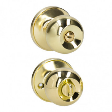 Shiny brass ball knob for...