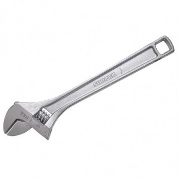 10" chrome adjustable wrench