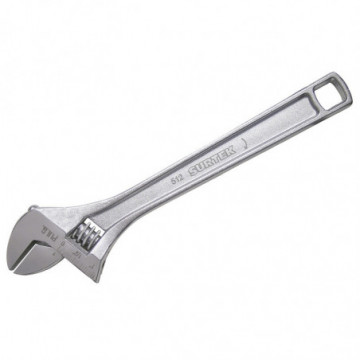 12" chrome adjustable wrench