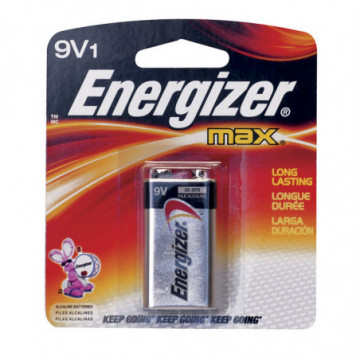 Energizer9V brand alkaline battery