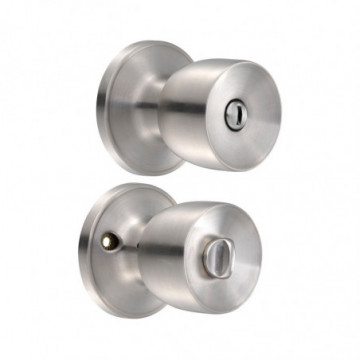 Stainless steel bath cup knob
