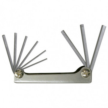 Set of 9 inch razor hex keys