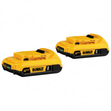 DCB203-2 20V MAX* Compact 2Ah Battery 2-Pack