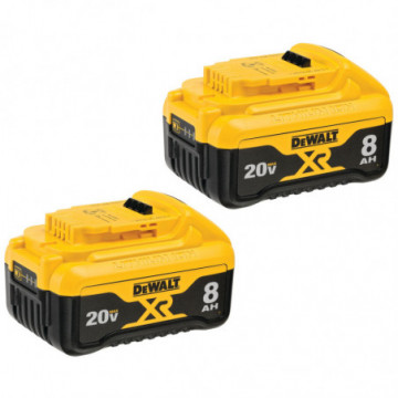 DCB208-2 20V MAX* XR 8Ah Battery 2-Pack