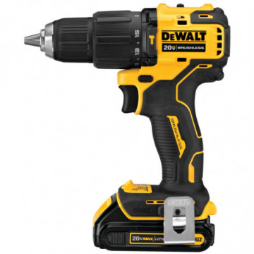 DCD709C2 ATOMIC 20V MAX* Brushless Compact Cordless 1/2 in. Hammer Drill/Driver Kit
