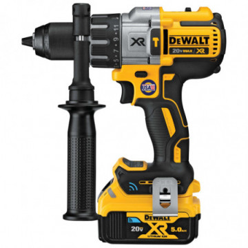 DCD997CP2BT 20V MAX* 1/2 in. XR Brushless Cordless Hammer Drill/Driver Kit with Integrated Bluetooth and Tool Connect Batteries