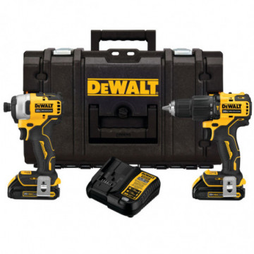 DCKTS279C2 ATOMIC 20V MAX* Brushless Hammer Drill/Driver and Impact Driver Combo Kit with TOUGHSYSTEM