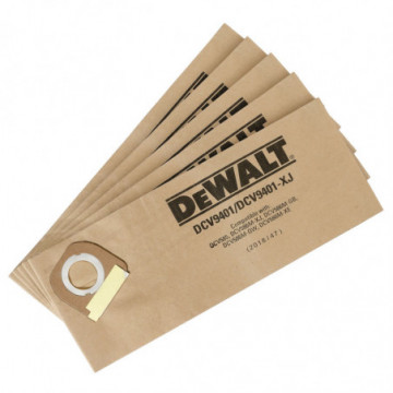 DCV9401 Disposable Paper Liners for DCV585 Dust Extractor (5 PK)
