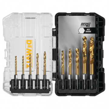DD5160 IMPACT READY Titanium Drill Bit Sets with ToughCase+ System