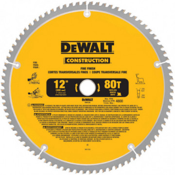 DW3128 12" Construction Miter Saw Blades