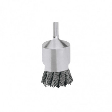 DW49057 1" x 1/4" XP .020 Stainless Knot Wire End Brush
