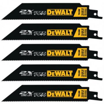 DWA4186 6" 2X Premium Metal Cutting Blade (5 pack)