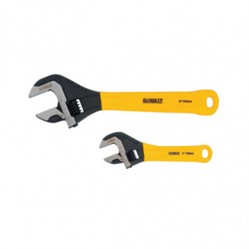 DWHT75497 Dip Grip Adjustable Wrench 2 Pack