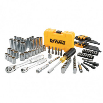 DWMT73801 108 Piece 1/4 in and 3/8 in Drive Mechanics Tools Set