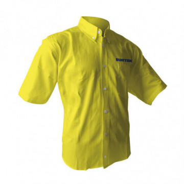 Surtek short sleeve yellow shirt size L
