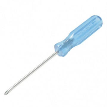 Miniature blue screwdriver round bar phillips tip No. 0 1/8" x 2-1/2"