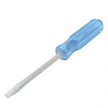 3/8" x 10" flat blade square bar blue screwdriver