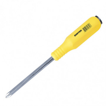 No. 1 3/16" x 3" phillips square drive yellow square bar screwdriver