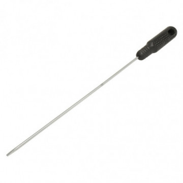 3/16" x 3" cabinet tip round bar black screwdriver