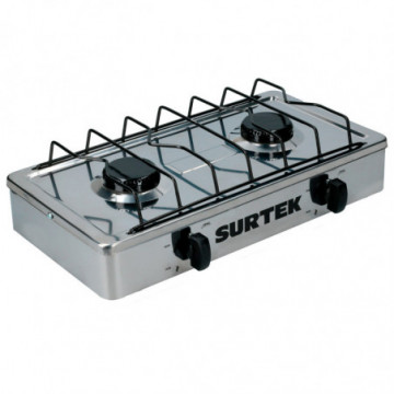 2 burner stainless steel gas stove
