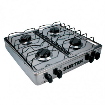 4 burner stainless steel gas stove