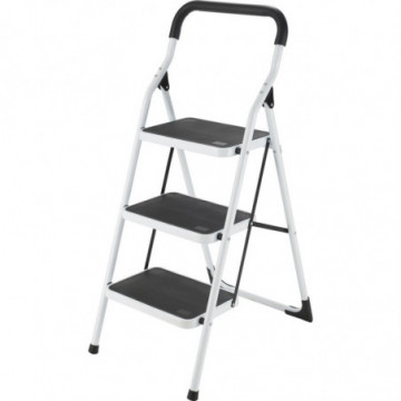 3-step steel stool ladder