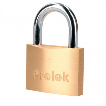 Brass padlock short standard key 50mm