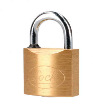 Brass padlock bank key 40mm