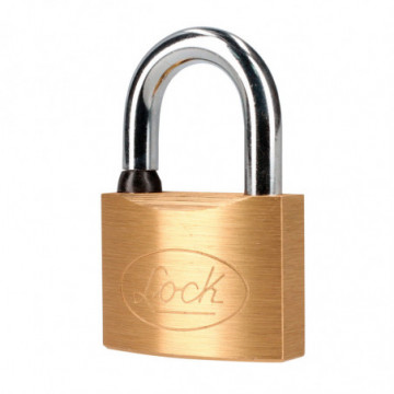 Brass padlock bank key 50mm