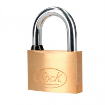 Brass padlock bank key 60mm