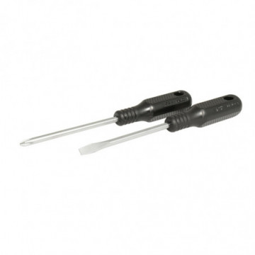 Set of 2 combination black screwdrivers