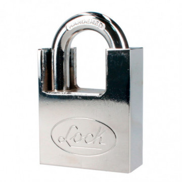 Anti-lever steel padlock