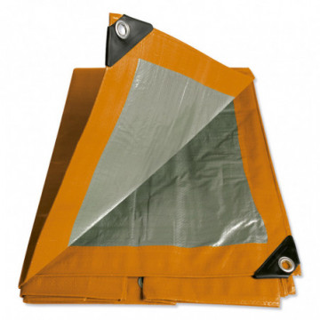 20ft x 20ft orange polyethylene tarp