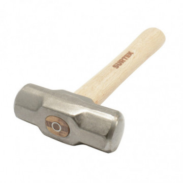 Octagonal steel maroon 2lb wooden handle