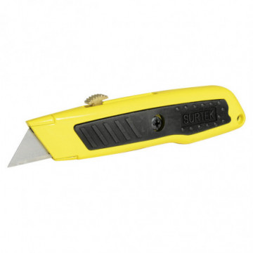 Straight multipurpose utility knife with 6" grip
