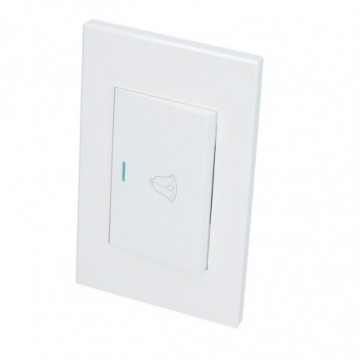 Doorbell 1/1 white color plate